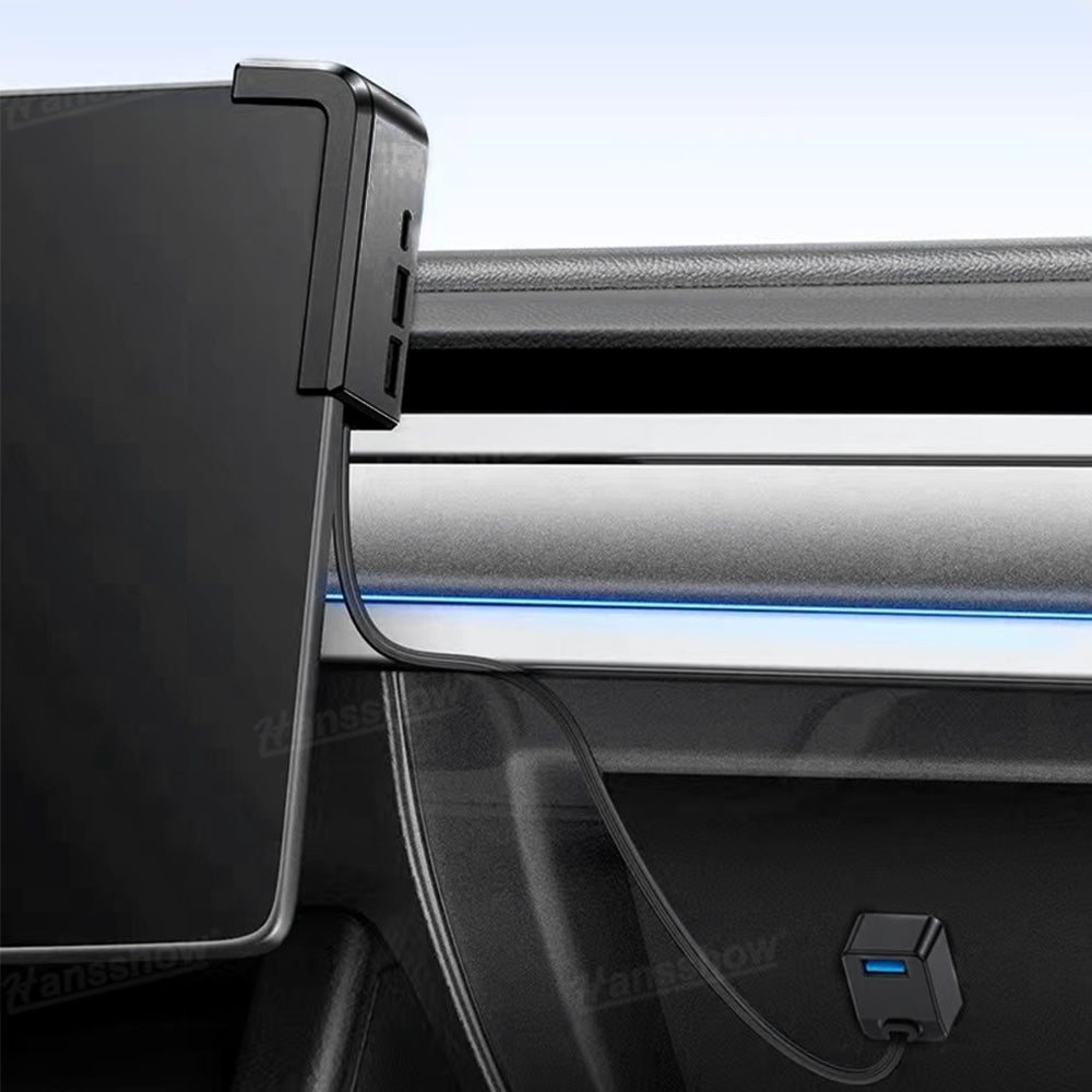 Center Console Screen USB Hub for Tesla Model Y/Y Juniper - front view