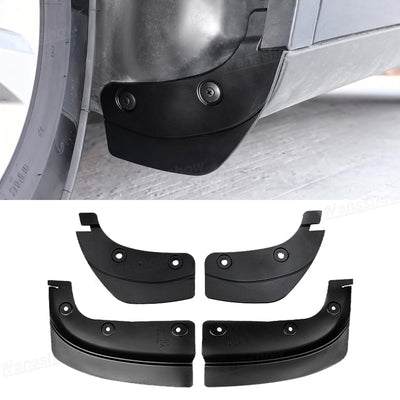 Model Y Juniper Mud Flaps Hidden Splash Guard front view