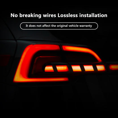 Model 3 Red Starlink Full-Width Strip Tail Light for Tesla Model Y - front view