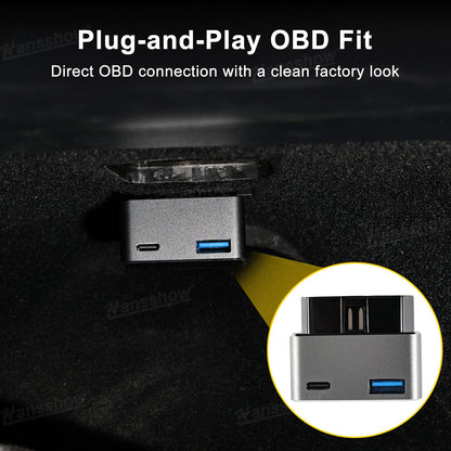 Model Y Juniper OBD Hub Adapter heat dissipation feature