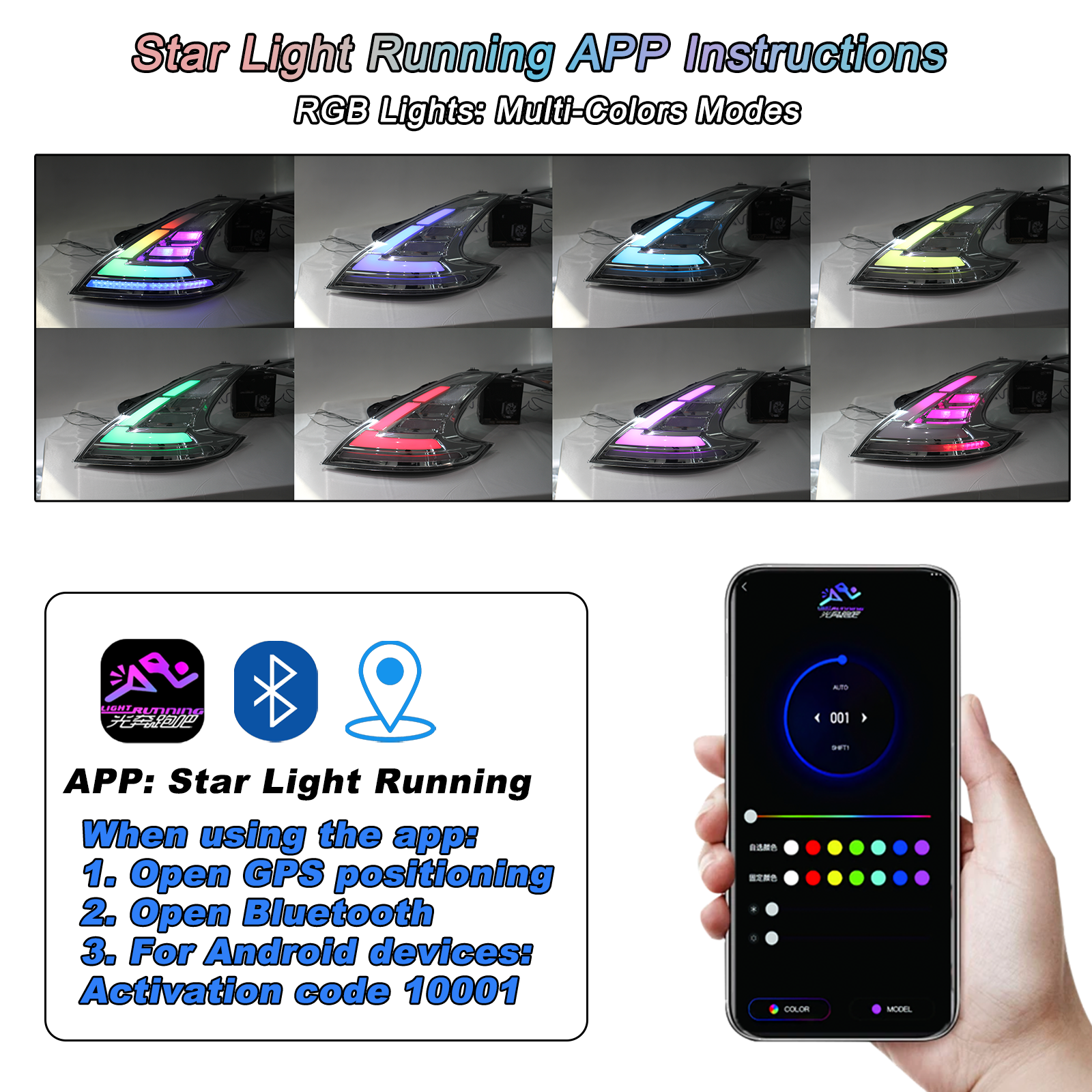Nissan 370z 08-19 Chrome Taillights RGB