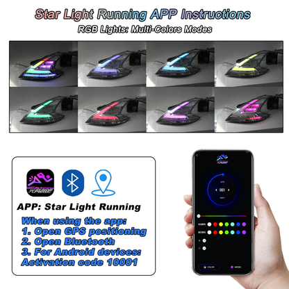 Nissan 370z 08-19 Chrome Taillights RGB