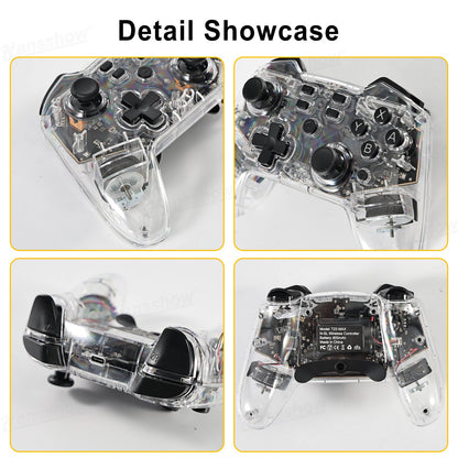 Wireless Game Controller with LED Ambient Lighting for Tesla Model Y - gaming setup