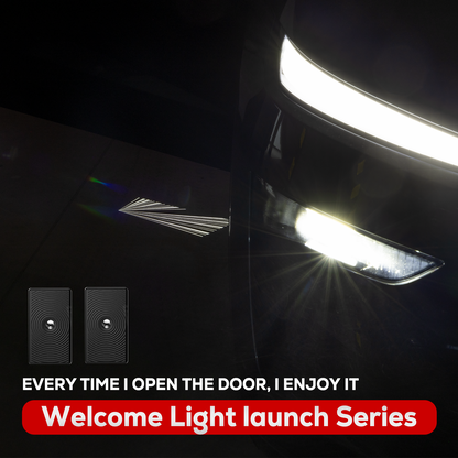 Model 3&Y Welcome Light Launch Series Door Projector Lamps for Tesla Model Y - design integration