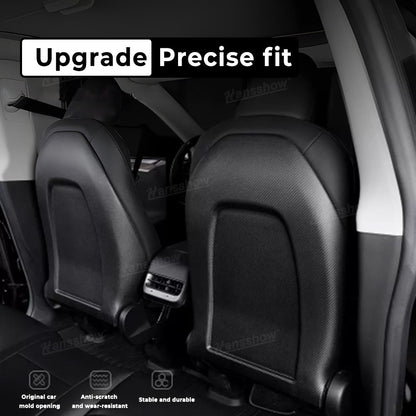 Tesla Model Y Carbon Fiber Seat Back Replacement installed view