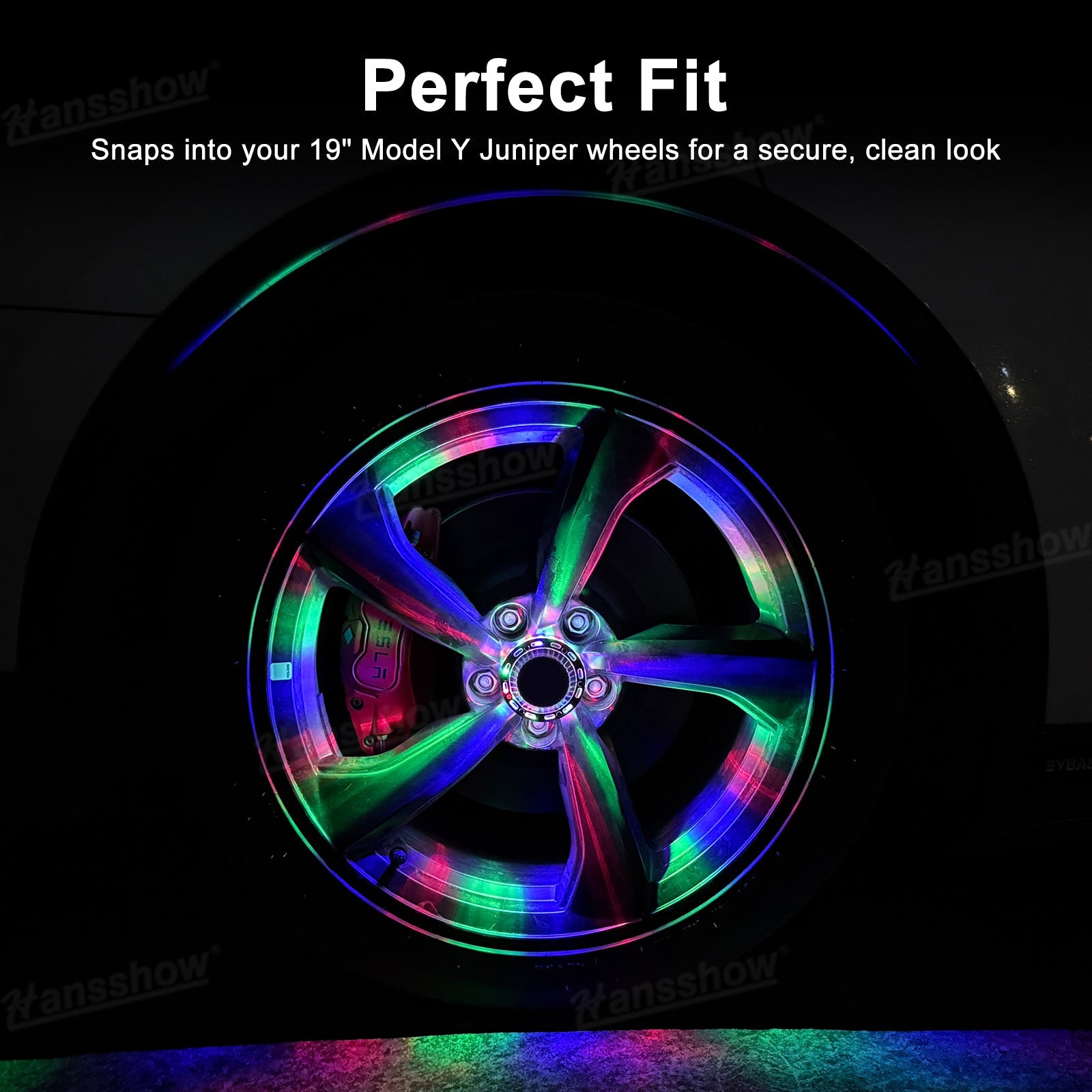 Model Y Juniper Wheel Hub Lights remote control