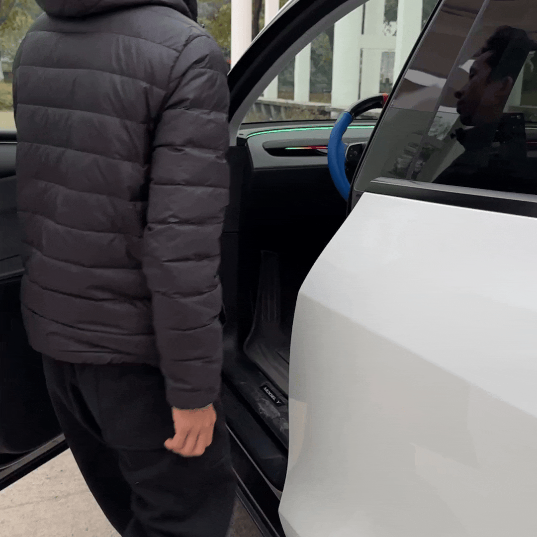 Model Y Juniper Smart Soft-Close Doors close-up of motor
