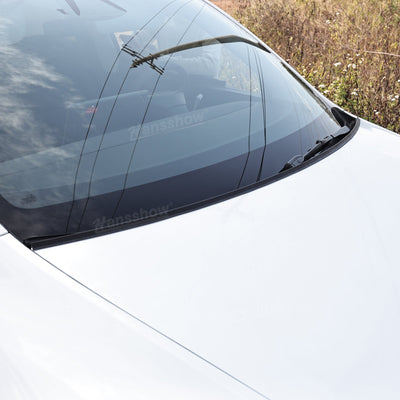 Model Y Juniper Hood Wind Deflector with rainwater diversion