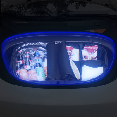 Model 3/Y/S/X Frunk LED Ambient Light Strip for Tesla Model Y - installed view