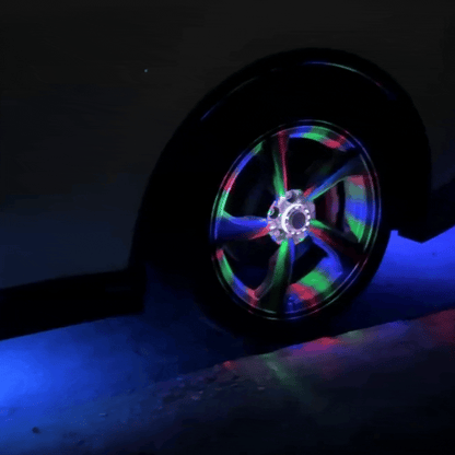 Model Y Juniper Wheel Hub Lights dynamic chasing patterns