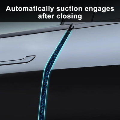 Model Y Juniper Smart Soft-Close Doors close-up detail