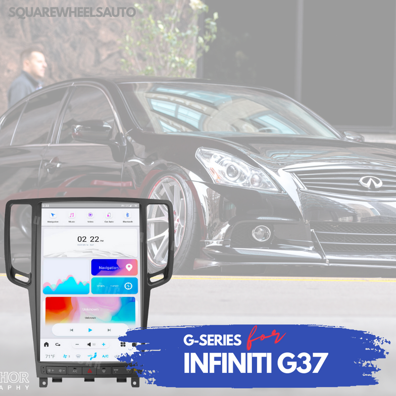 G-Series Tesla Style Screen, Android 11 for Infiniti G37 (& Q60)