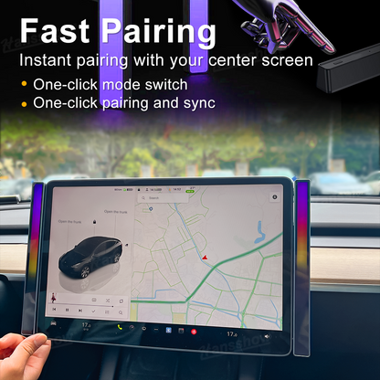 Model 3 & Y Ambient Lights close-up detail