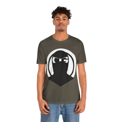 OG Logo Tee side view in navy
