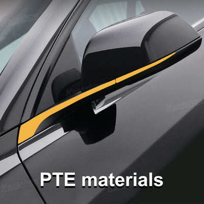 Model Y Juniper PPF Rearview Mirror Cover Trim close-up