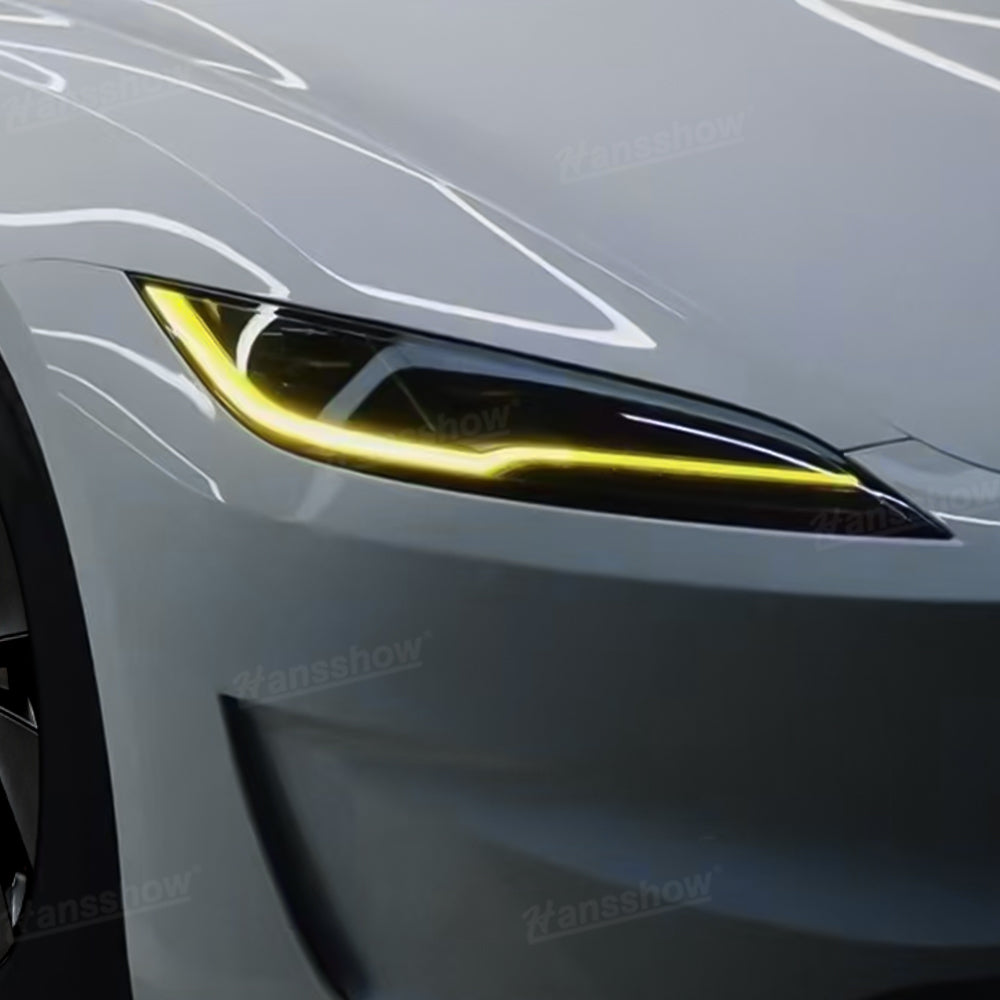 Model Y Juniper Underglow Lights LED Chassis Ambient Lighting Kit - close-up of installation