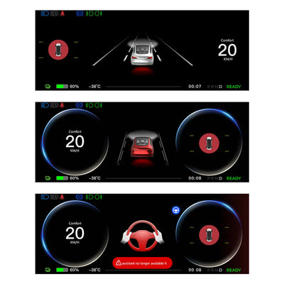Model 3/Y 8.9" Integrated Dashboard Display Screen from driver's seat