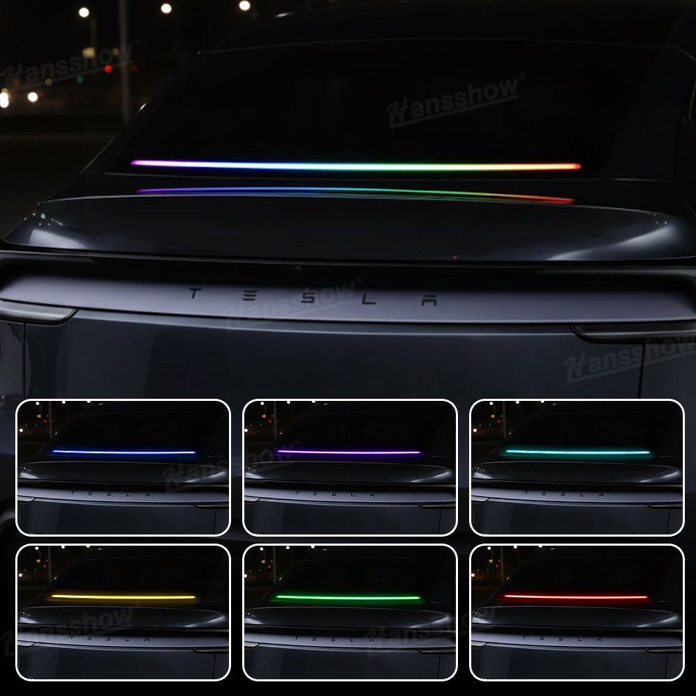 Model Y Juniper Rear Window Ambient Lighting front view