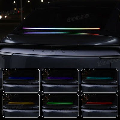 Model Y Juniper Rear Window Ambient Lighting front view