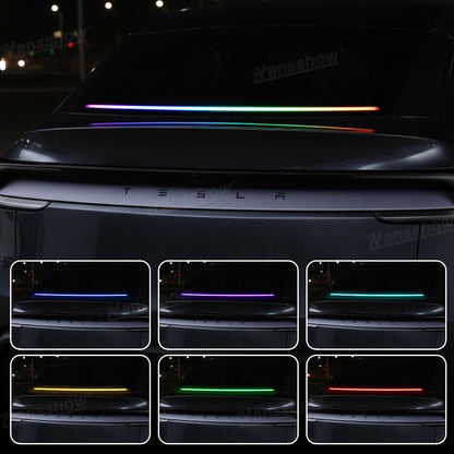 Model Y Juniper Rear Window Ambient Lighting front view