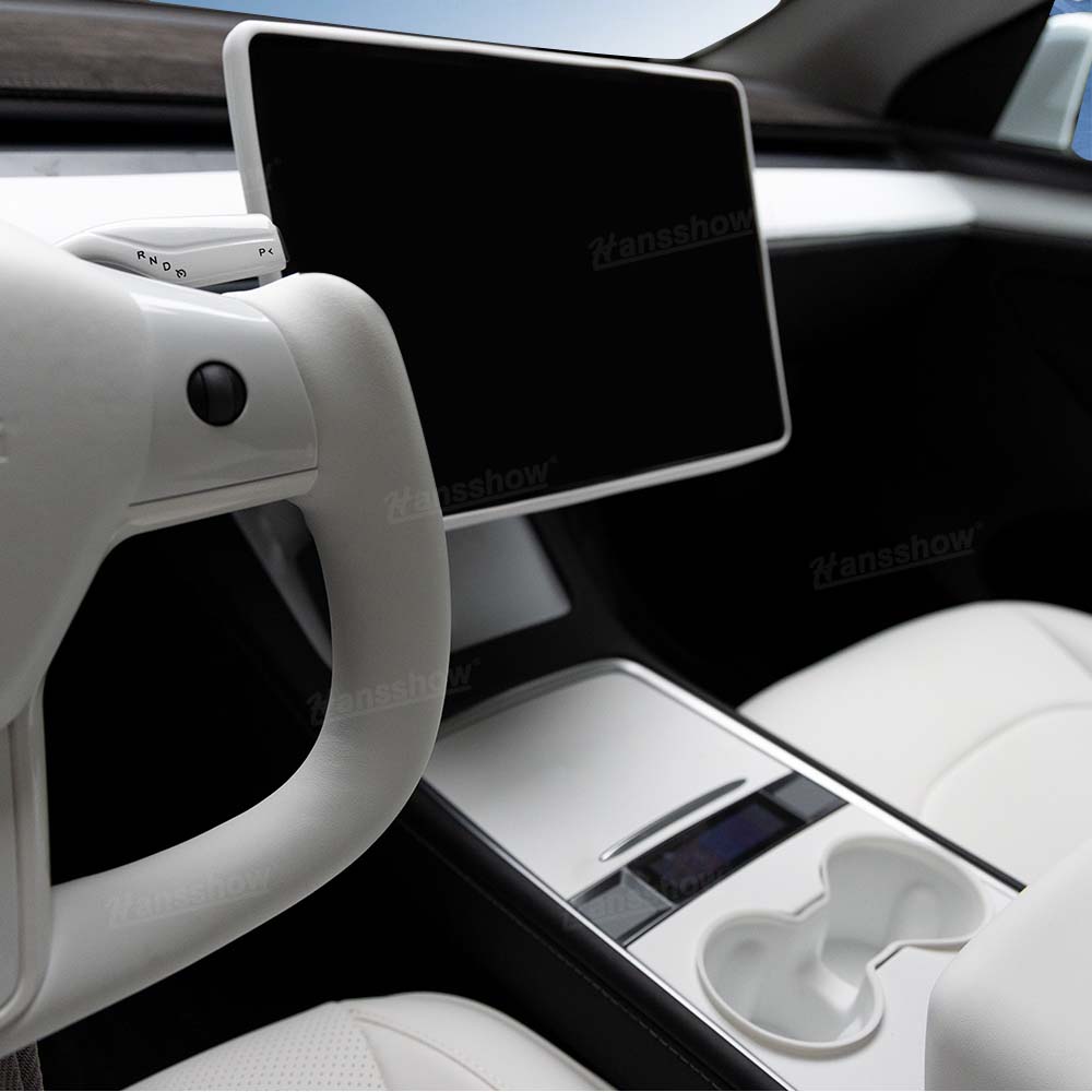 Model Y/Model 3 Bundle Of White Enthusiast Style Kits For Tesla White - Rear angle