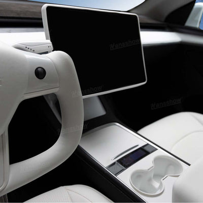 Model Y/Model 3 Bundle Of White Enthusiast Style Kits For Tesla White - Rear angle