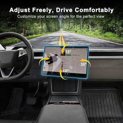 Power Swivel Mount for Tesla Model Y side angle