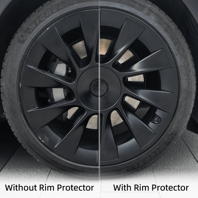 Model Y 20-Inch Wheel Hub Protector Covers for Tesla in packaging