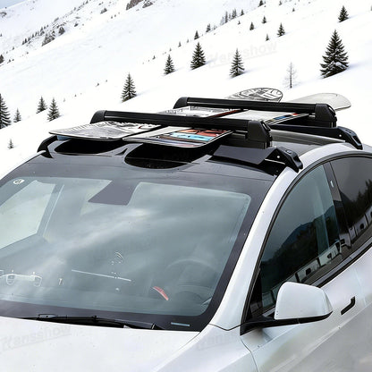 Model Y/Y Juniper Ski Rack showing all-weather rubber pads