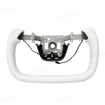Model Y Yoke Steering Wheel Nappa minimalist design