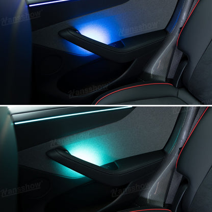Model Y Juniper Ambient Lighting Door Handle Bowl Lights detail