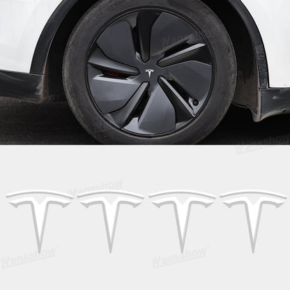 Model Y Juniper/3 Highland 3D Wheel Hub Center Cap Emblem in packaging