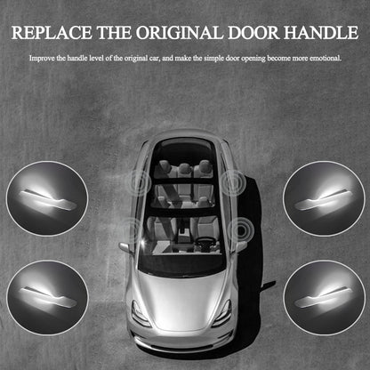 Model 3/Y Auto Present Door Handle V3 showing automatic extension for Tesla Model Y