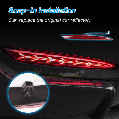 Model Y Rear Bumper Tail Light close-up detail