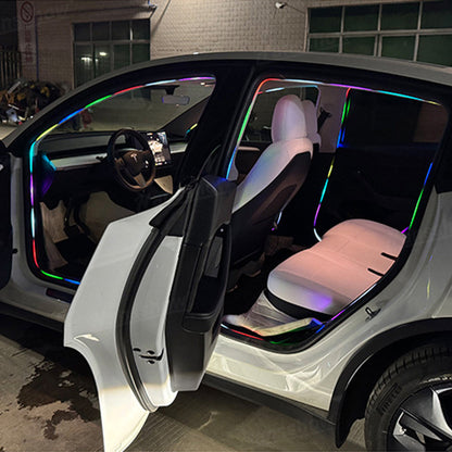 Door LED Strip Lights for Tesla Model 3/3 Highland - Ambient Lighting