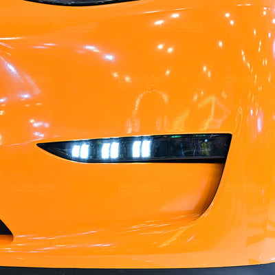 Model Y/3 Front Fog Light LED with Turn Assist - side angle