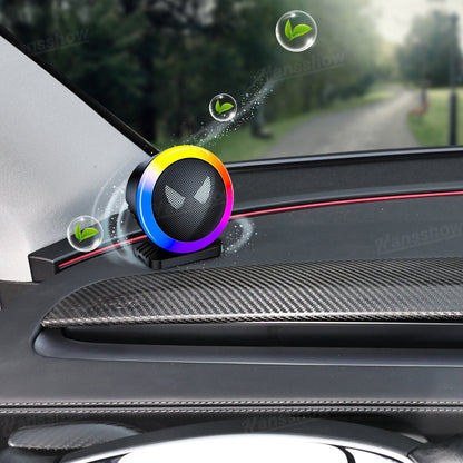 Dashboard Air Freshener Ambient Lighting with Demon Fish Eyes for Tesla Model Y - Front View