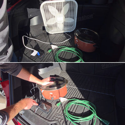 200W Power Inverter for Tesla Model Y in charging mode