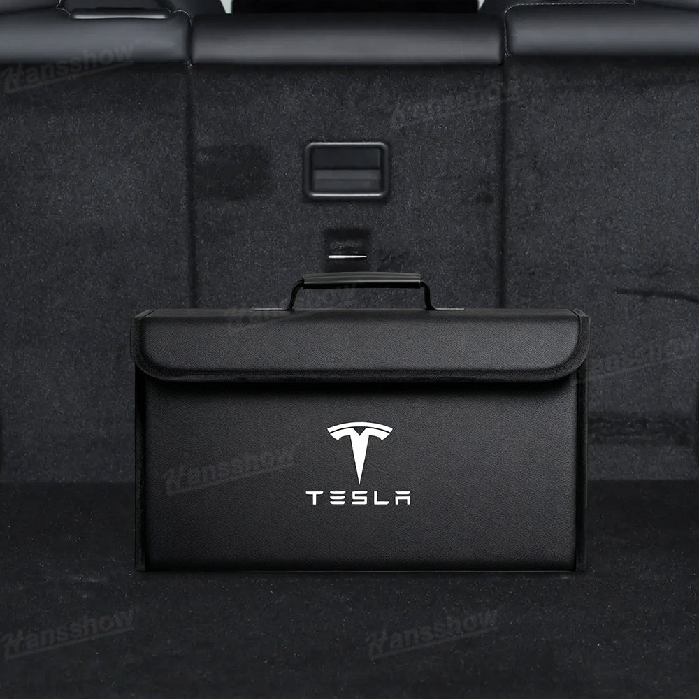 Foldable Trunk Organizer for Tesla Model Y spacious interior