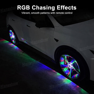 Model Y Juniper Wheel Hub Lights solar panel detail