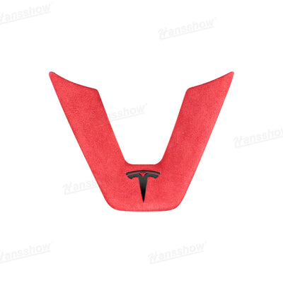 Model Y Juniper Alcantara Trim Cover on Tesla Model Y