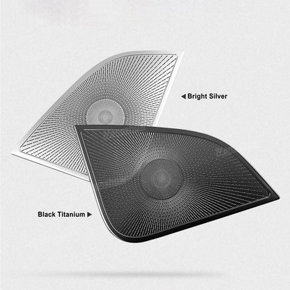 Tesla Model Y Car Speaker Cover Trim stainless steel finish