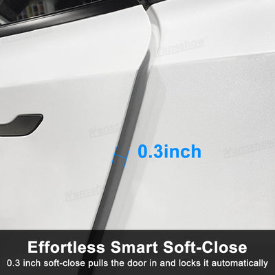 Model Y Juniper Smart Soft-Close Doors exterior angle