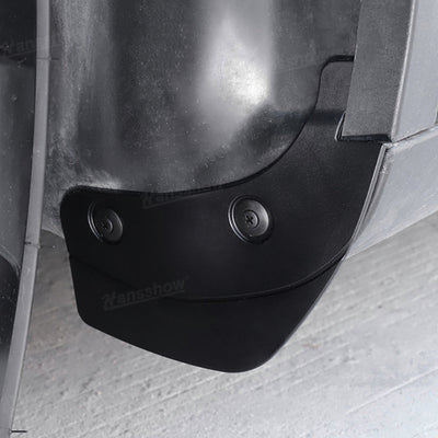 Model Y Juniper Mud Flaps Hidden Splash Guard with vehicle