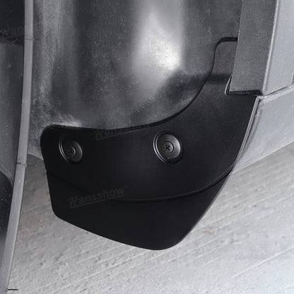 Model Y Juniper Mud Flaps Hidden Splash Guard with vehicle