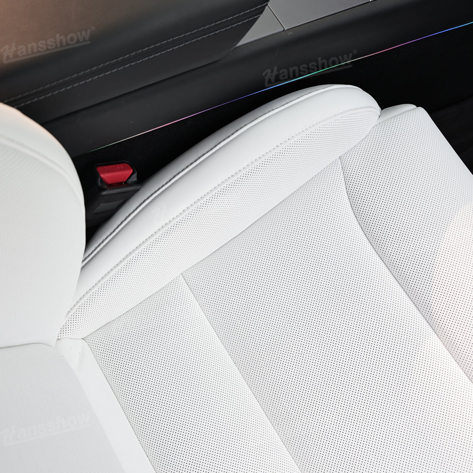 Tesla Model Y/3 Nappa Leather Seat Replacement Full Set - Overall Interior