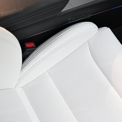 Tesla Model Y/3 Nappa Leather Seat Replacement Full Set - Overall Interior