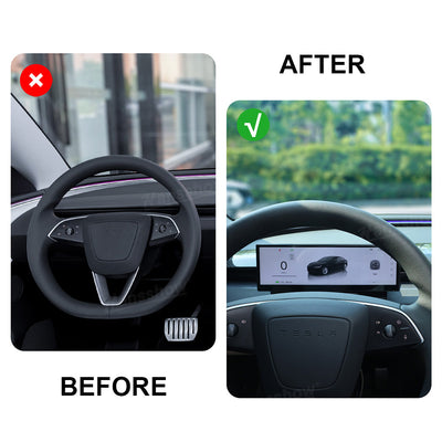 10.88-Inch Heads Up Display for Tesla Model Y Juniper side view