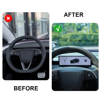 10.88-Inch Heads Up Display for Tesla Model Y Juniper side view
