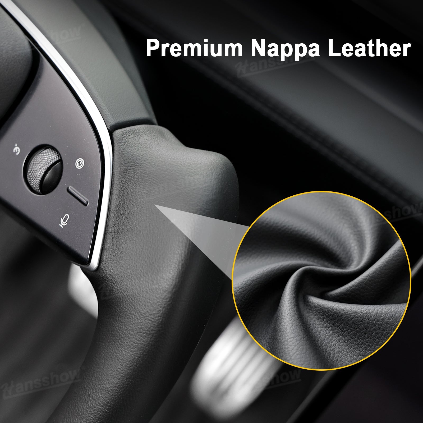 Model Y Yoke Steering Wheel Nappa driving experience